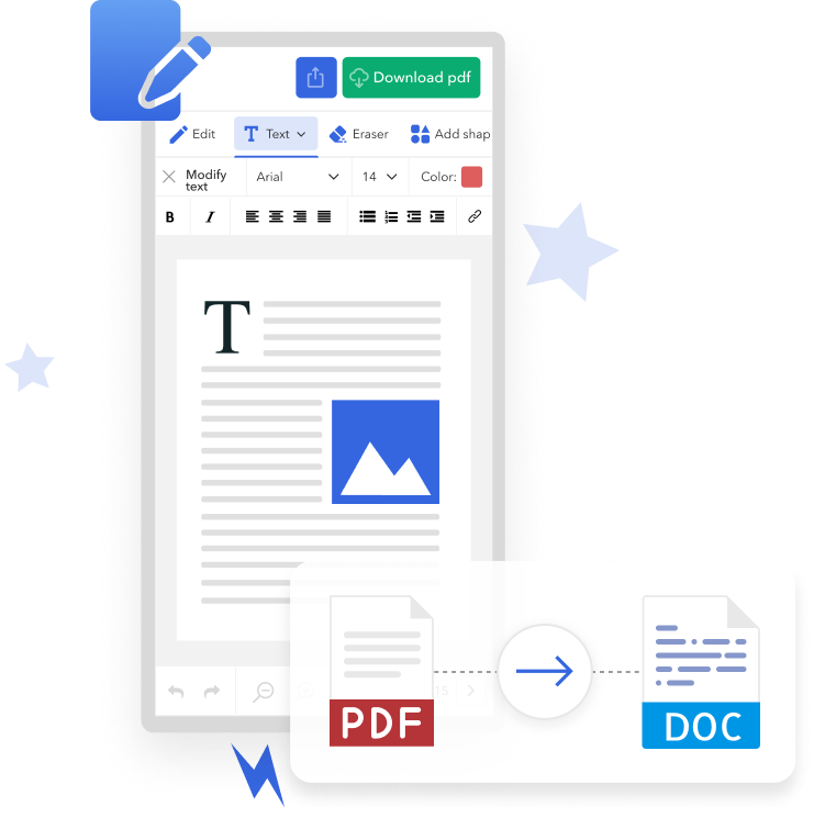 Your PDF-to-Word converter is PDF Smart
