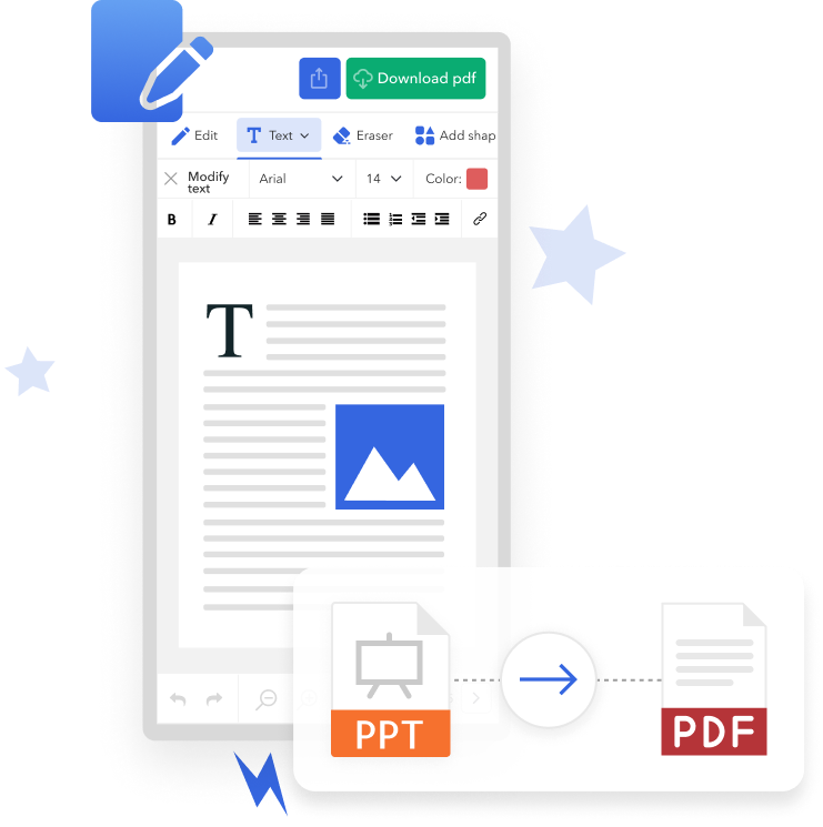 Conversione da PPT a PDF con PDF Smart